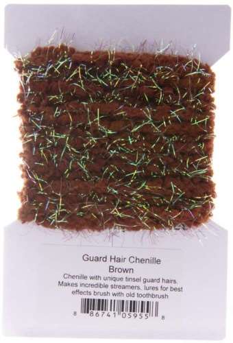 Guard Hair Chenille Brown
